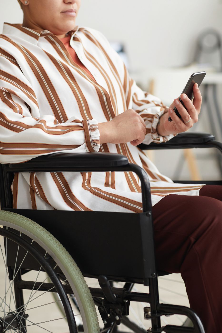 Photo of person in wheelchair