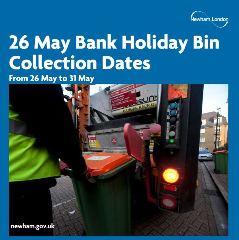 26 May Bank Holiday Collection Date - for Bulletin