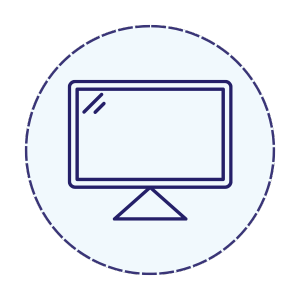 Computer screen icon