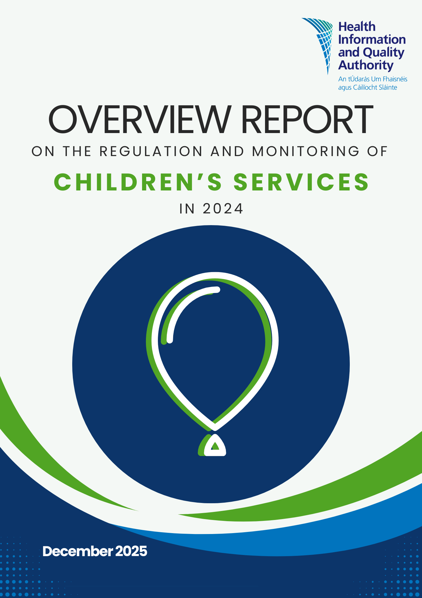 Front cover image of the Children's Overview Report 2024
