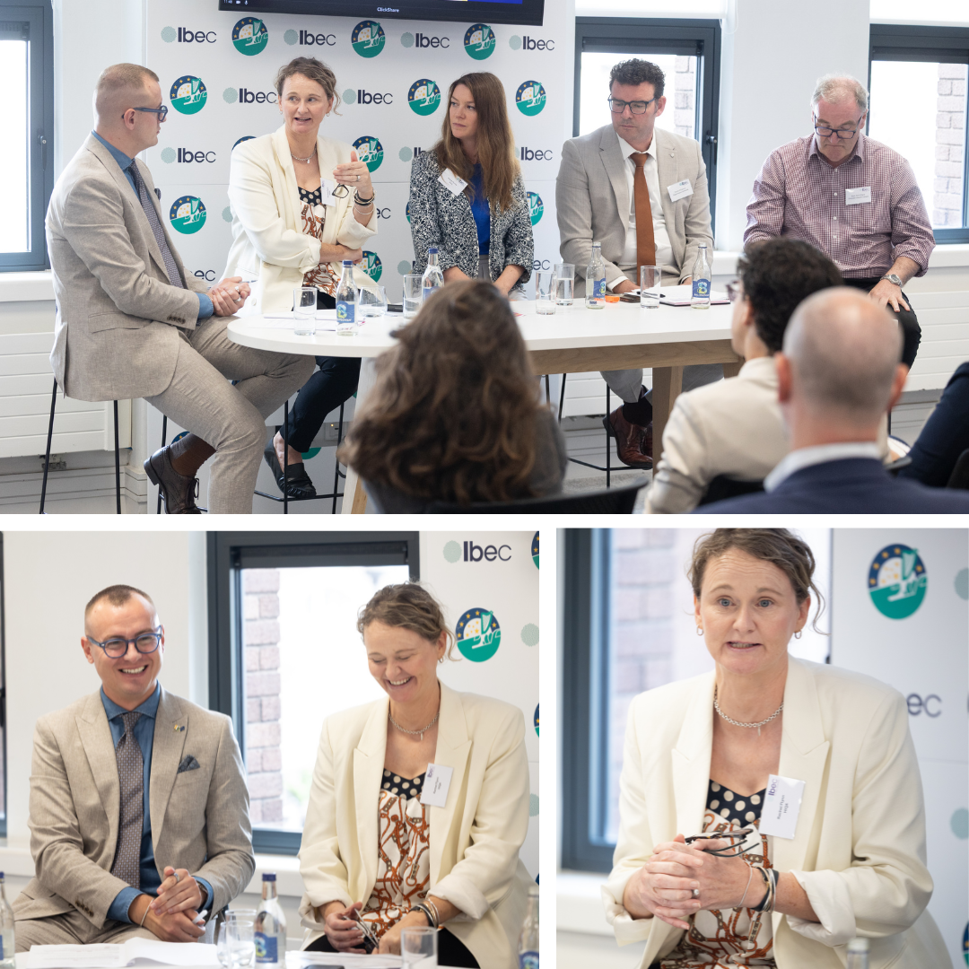 Ibec Medtech panel featuring Rachel Flynn collage