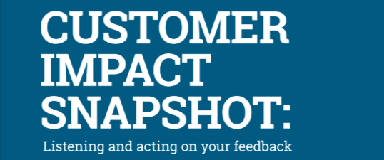 Customer impact snapshot