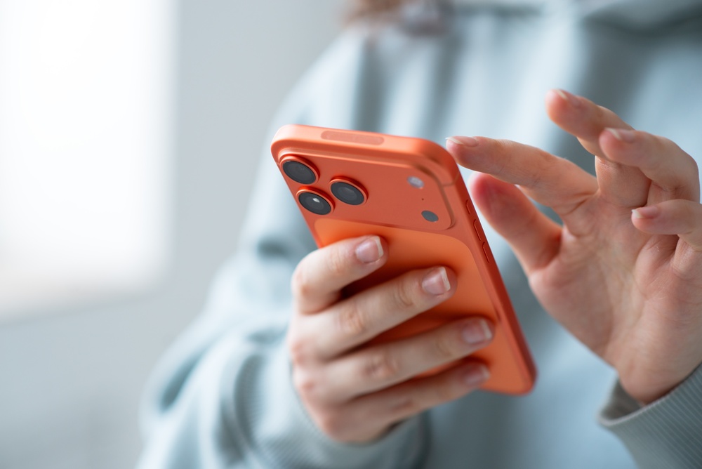 MObile phone close up